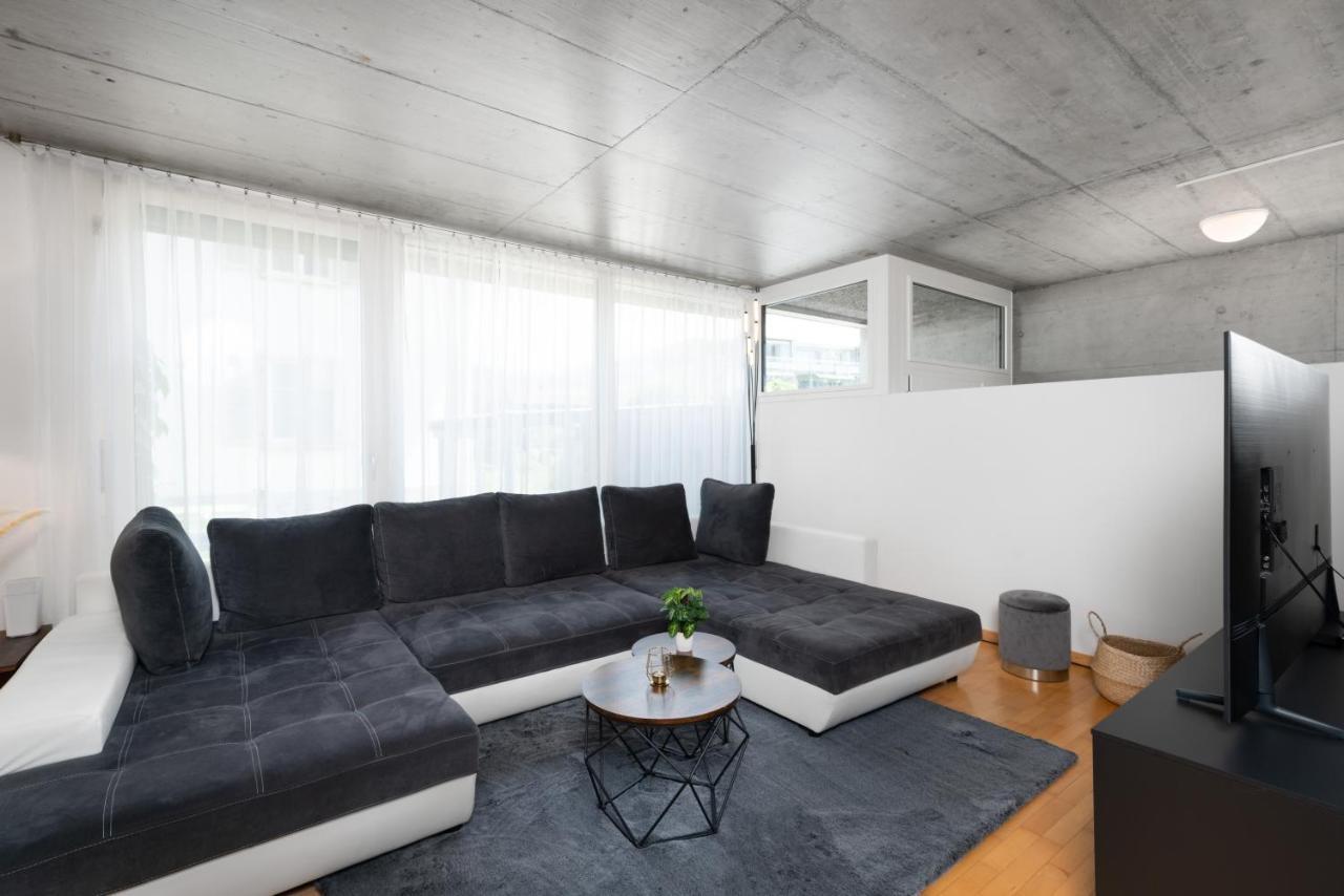 Urban Cube Mit Sauna Thun Exterior foto