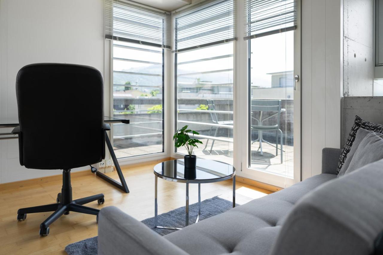 Urban Cube Mit Sauna Thun Exterior foto
