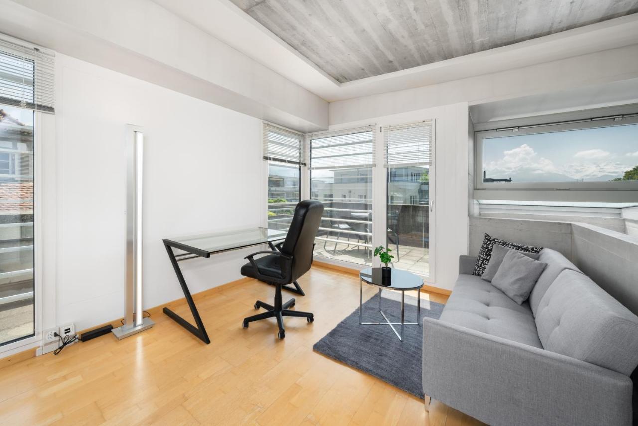 Urban Cube Mit Sauna Thun Exterior foto