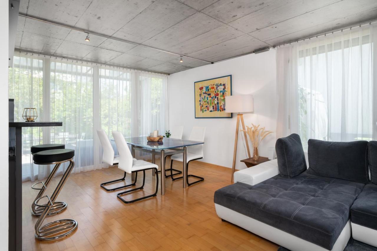 Urban Cube Mit Sauna Thun Exterior foto