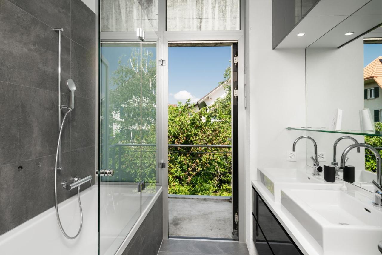 Urban Cube Mit Sauna Thun Exterior foto
